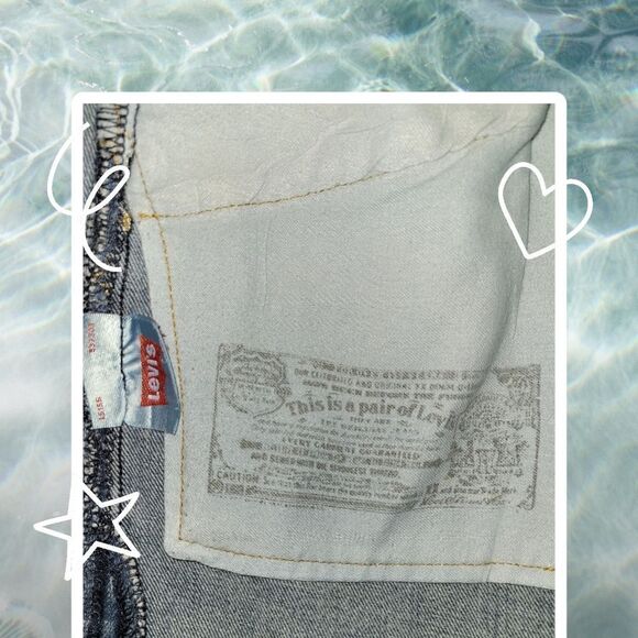 Levi's 501 Button fly 33 x 30 High waist Wedgie - Picture 11 of 16